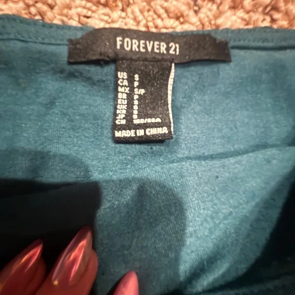 Forever 21 Dark Green Lace Pencil Skirt - Picture 3 of 4